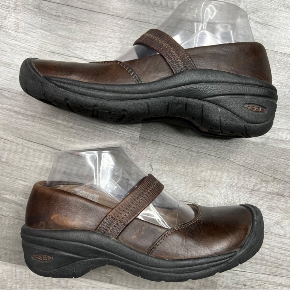 Keen Palermo Brown Leather Mary Janes